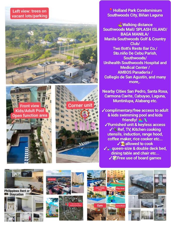 Budget Accommodation Holland Park Condominium Southwoods Binan Laguna Jalang Dış mekan fotoğraf